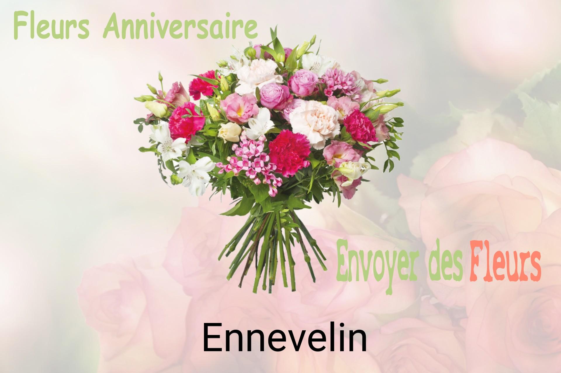 Bouquet de fleurs d’anniversaire livré à Ennevelin